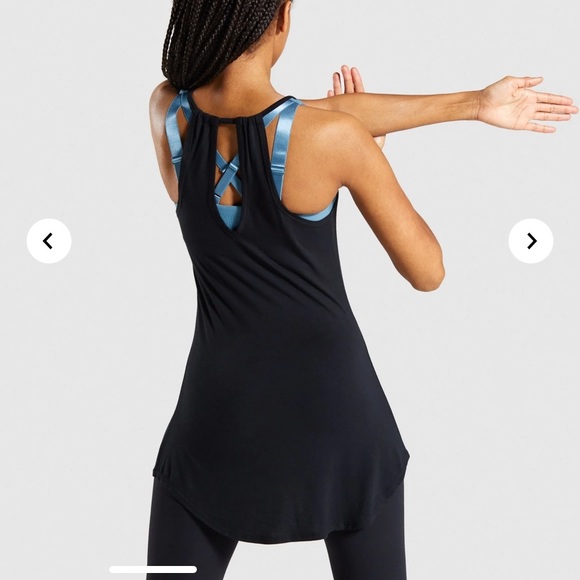 Gymshark black studio vest - Picture 2 of 2